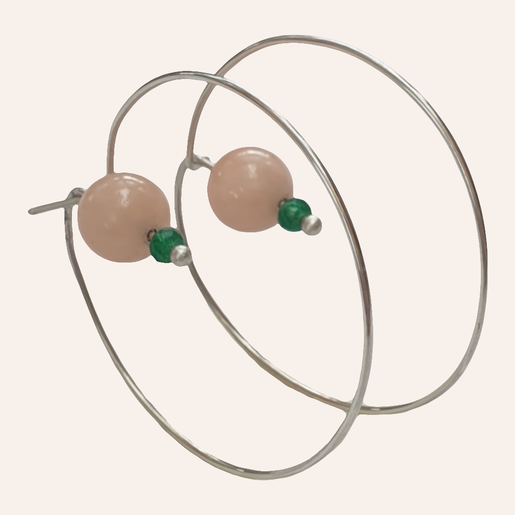 Ohrringe, Hoops "Sakura"