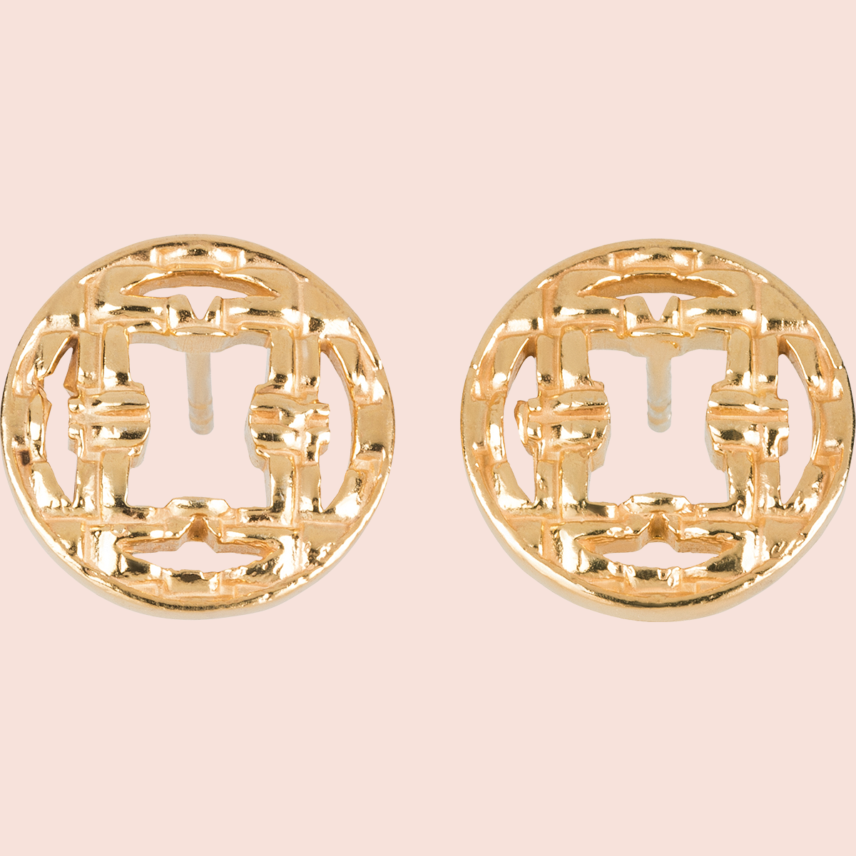 Ohrringe TIMELESS Gold Ohrstecker "SIGNATURE"