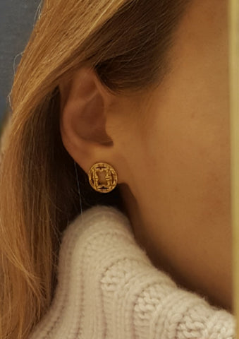 TIMELESS Gold Earrings "SIGNATURE"