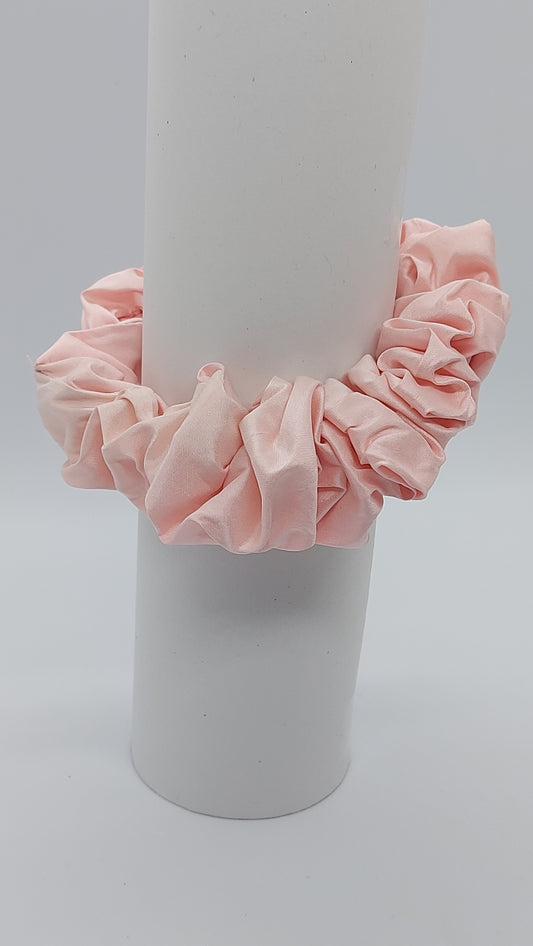 Seide Scrunchie, Rosa, Haargummi Haarband Zopfband