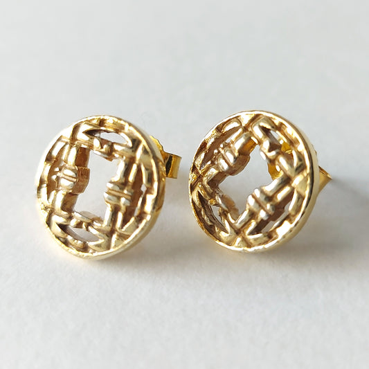 Ohrringe TIMELESS Gold Ohrstecker "SIGNATURE"