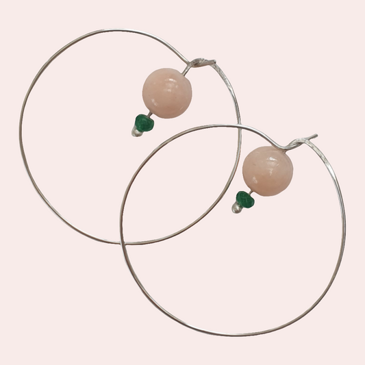 Ohrringe, Hoops "Sakura"