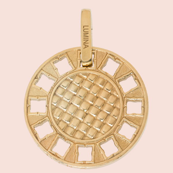 TIMELESS Gold Anhänger "COIN"