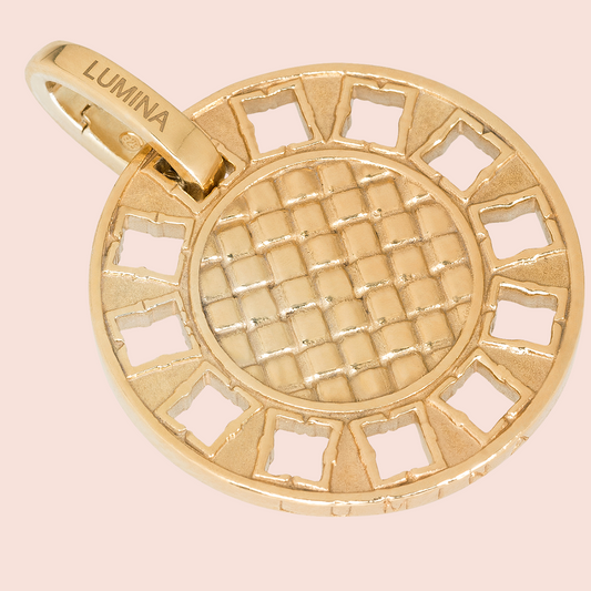 TIMELESS Gold Pendant "COIN"