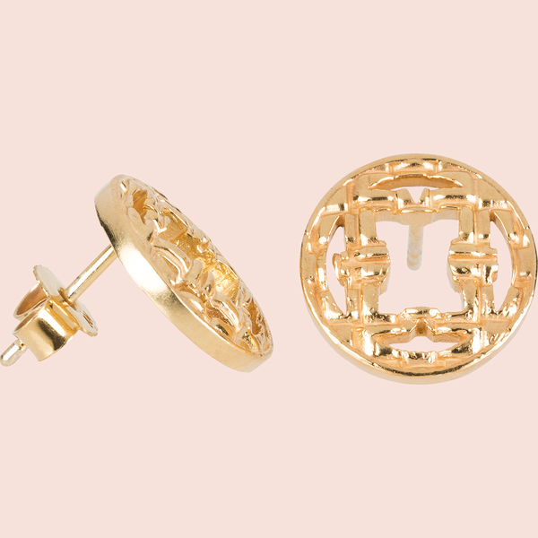 TIMELESS Gold Earrings "SIGNATURE"